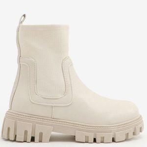 Chelsea Style Ankle Boots with Chunky  Lug Sole